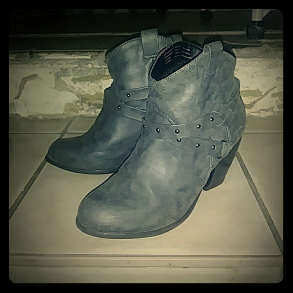 Studded ankle boots